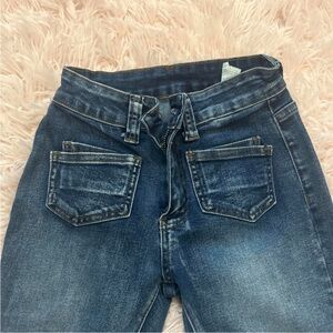 SHEIN Indigo Boot Cut Jeans